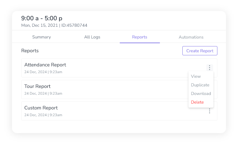 automated patrol and compliance reporting